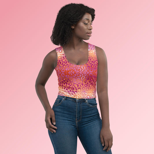 Lesbian Leopard Crop Top