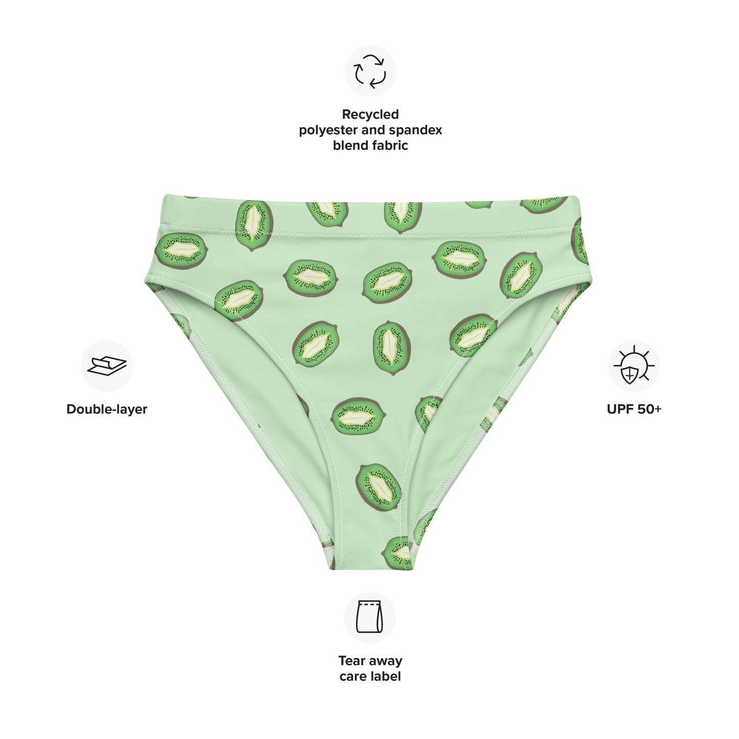 Vulva Kiwis High-waisted Bikini Bottom