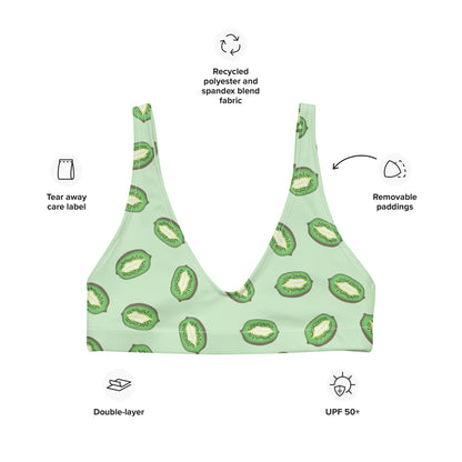 Vulva Kiwis Bikini Top