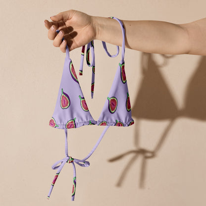 Vulva Figs String Bikini Top