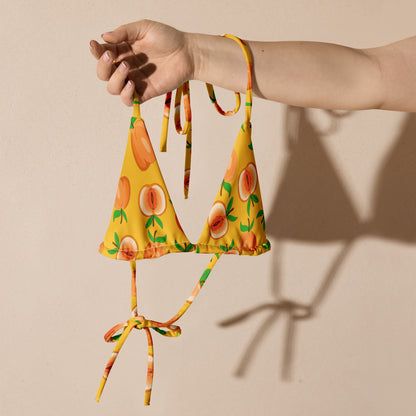 Vulva Peaches String Bikini Top