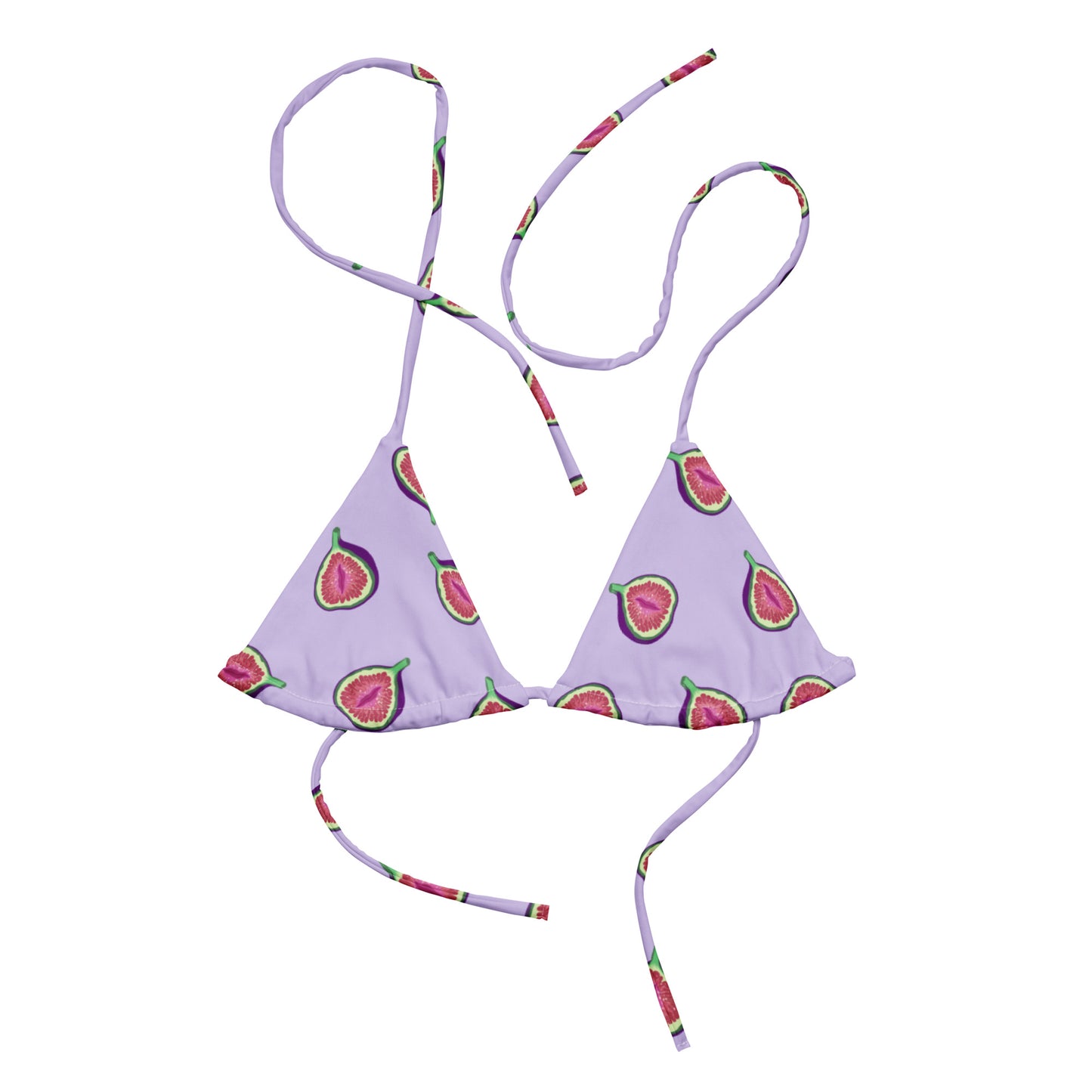 Vulva Figs String Bikini Top