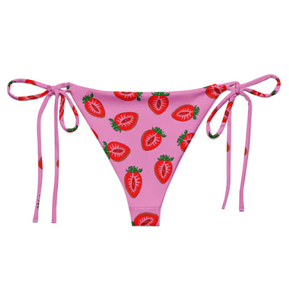 Vulva Strawberry String Bikini Bottom