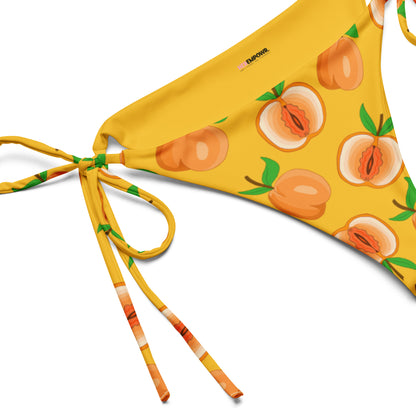 Vulva Peaches String Bikini Bottom