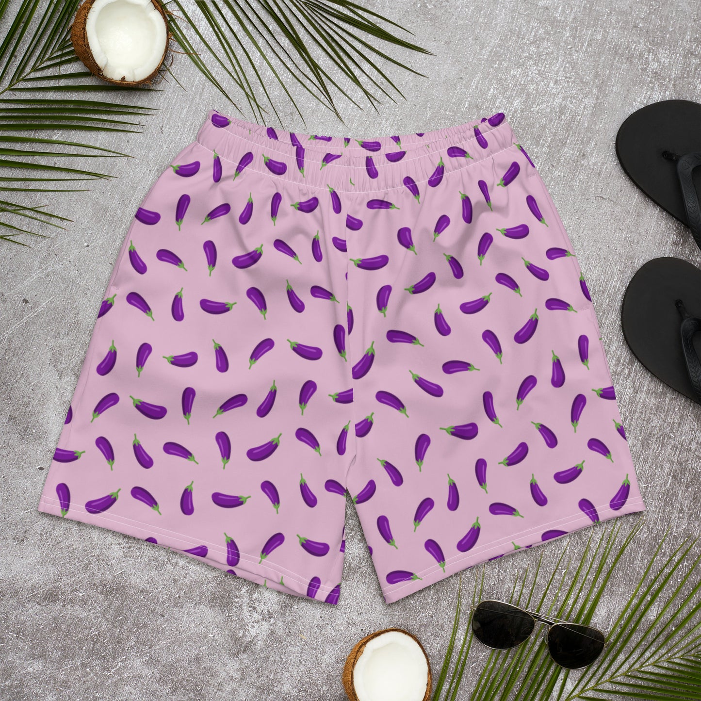 Eggplant Unisex Shorts