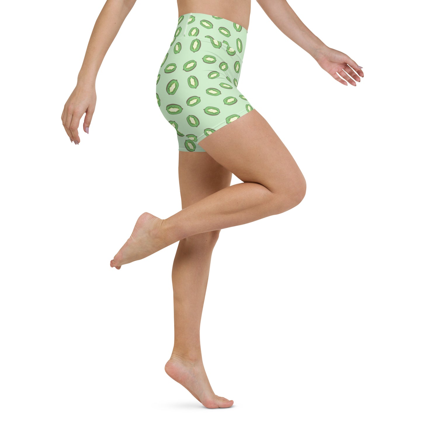 Vulva Kiwi Yoga Shorts