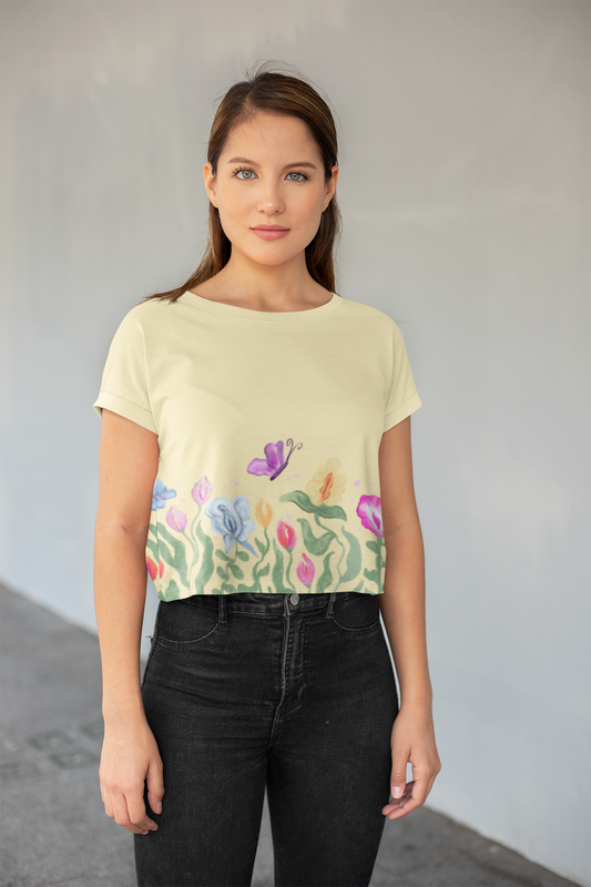 Garden of Life Crop Tee