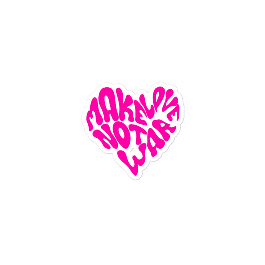 Make Love Not War Stickers