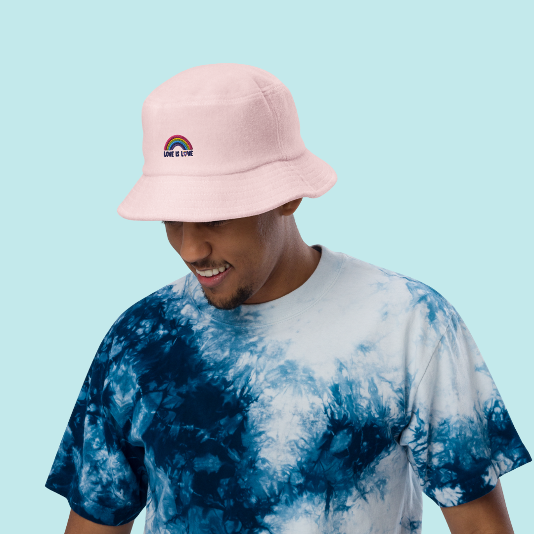 Love is Love  Terry Pride Bucket Hat