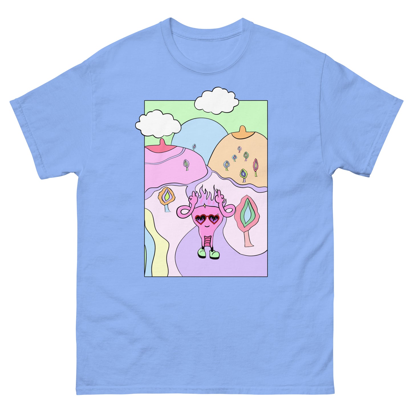 Uterus & Boob Mountains Classic T-shirt