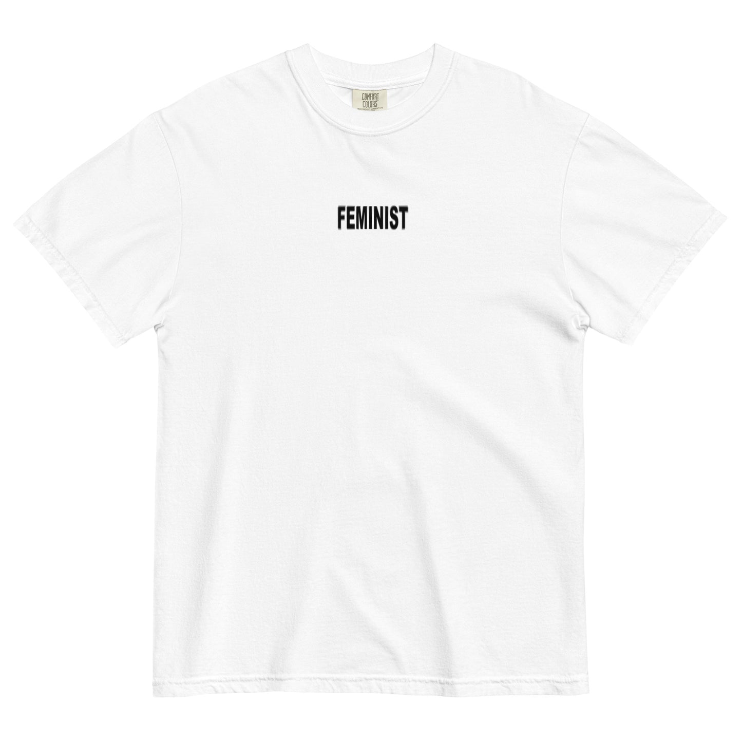 feminist heavyweight street style t-shirt