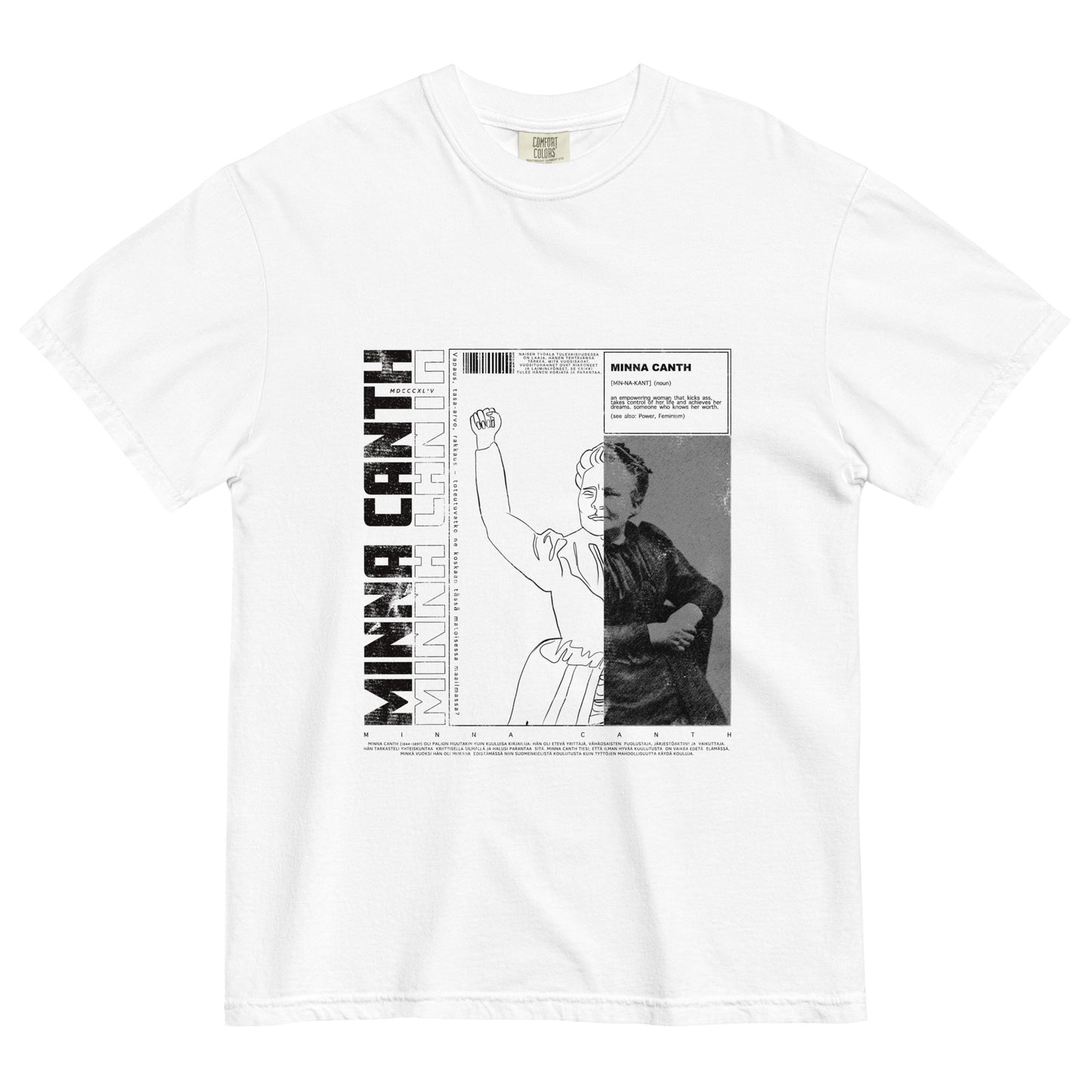 Minna Canth Feminist Heavyweight T-shirt