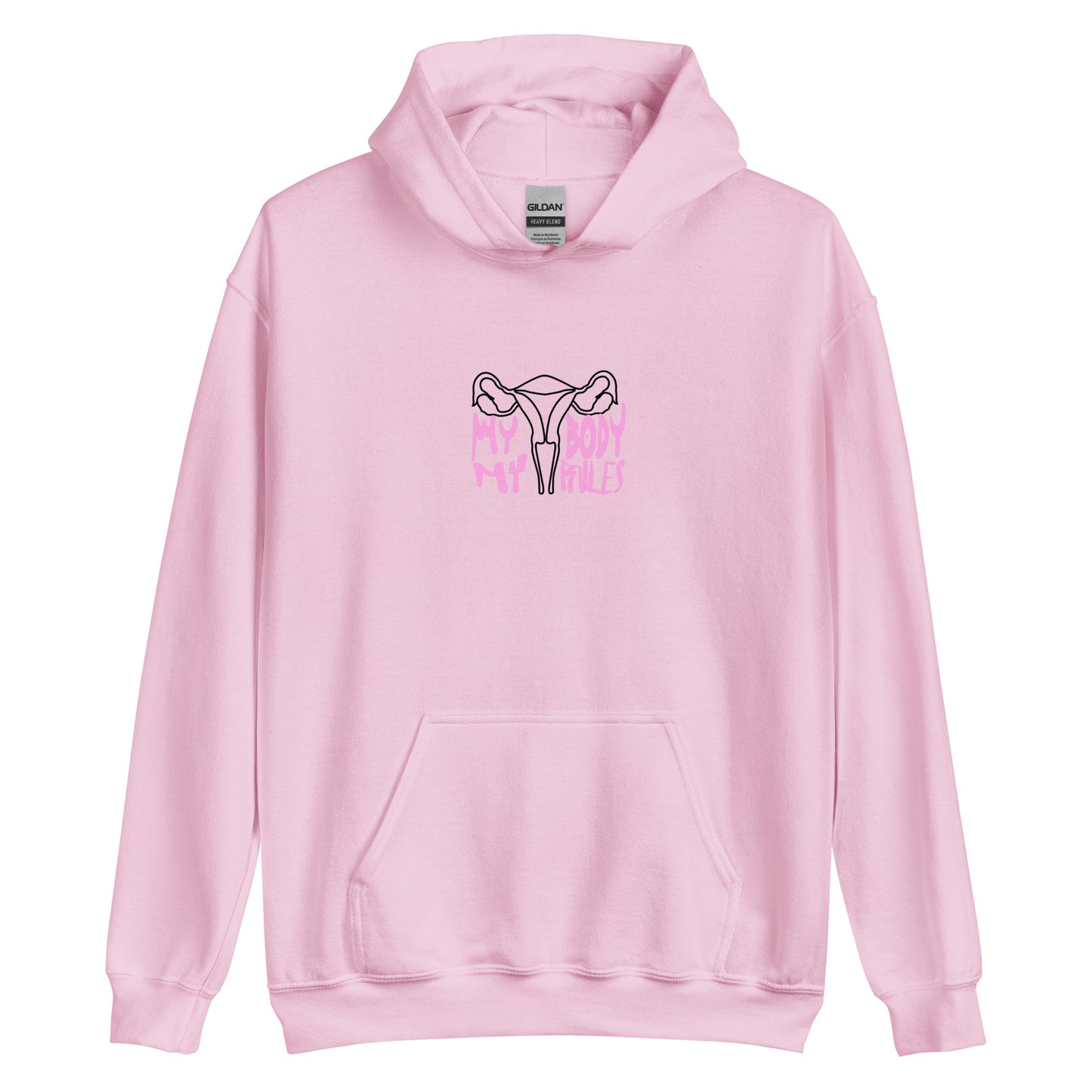 My Body My Rules Feminist Hoodie