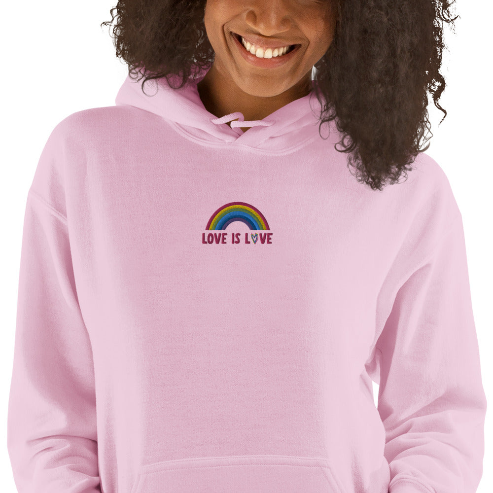 love is love unisex pride hoodie