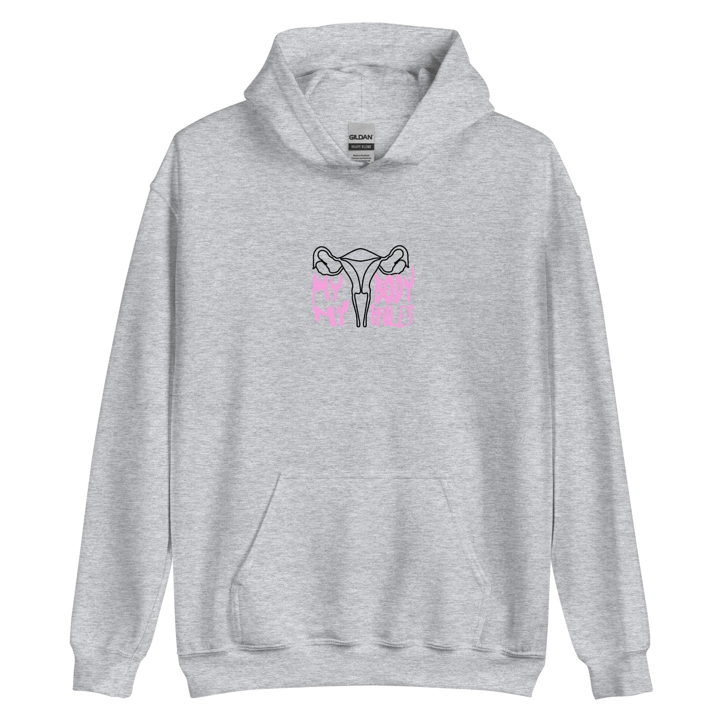 My Body My Rules Feminist Hoodie