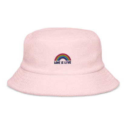 Love is Love  Terry Pride Bucket Hat