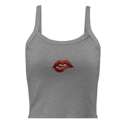 Lip Biting Rib Tank Top