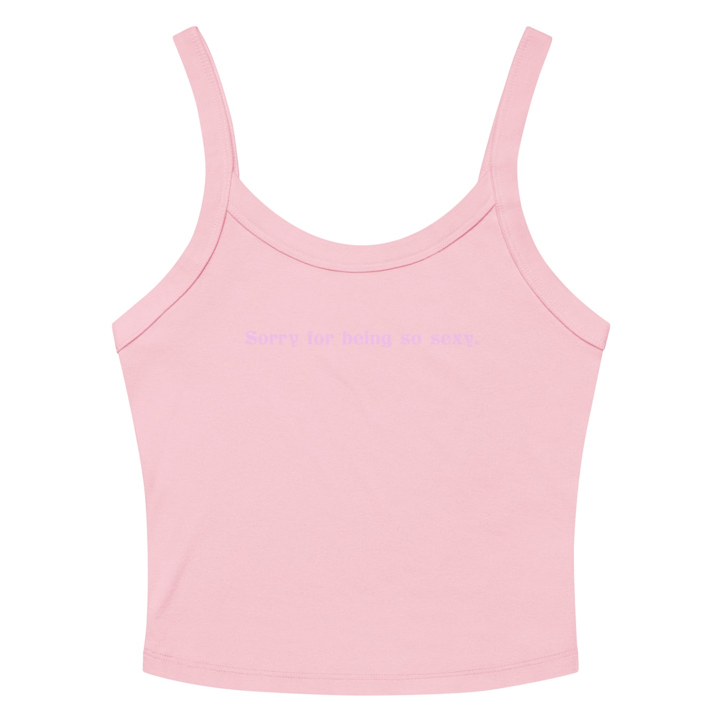 Sorry for being so sexy Rib Tank Top